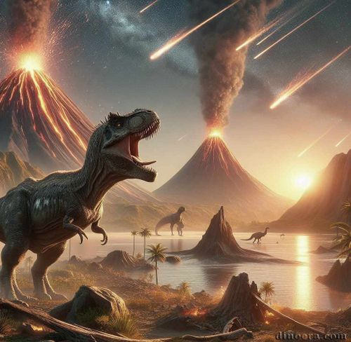 Hypotheses about the extinction of dinosaurs: volcanic activity or asteroid impact?