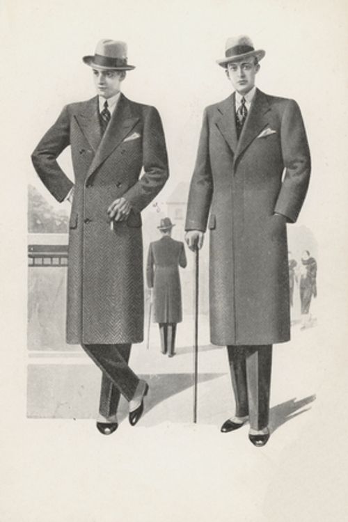 Men's fashion, 1930s (litho)