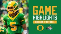 Oregon Football vs Montana State | Game HIGHLIGHTS (2025) - YouTube