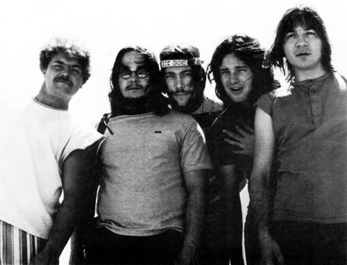 The Guess Who in 1970. From left to right: Kurt Winter, Garry Peterson, Greg Leskiw, Burton Cummings, and Jim Kale.