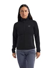 Arc'teryx Kyanite Jacket Women’s | Warm Polartec Stretch Fleece - Jackets for Women - Casual Wear & Outdoor Activities | Black, X-Large