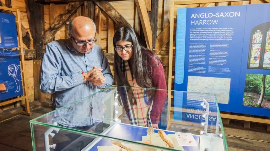 Featured exhibit at Headstone Manor & Museum