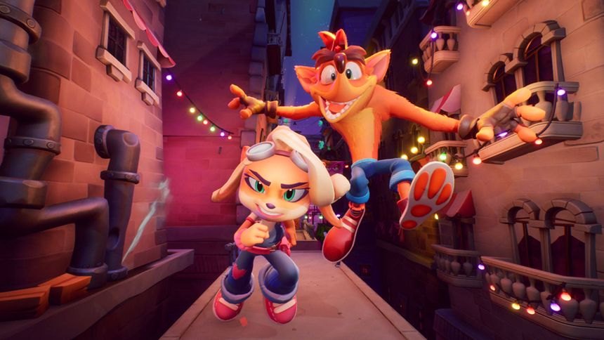 Crashbandicoot Coco. Fondo de pantalla