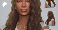 Elowen Hairstyle (2 Versions) by simstrouble | simstrouble