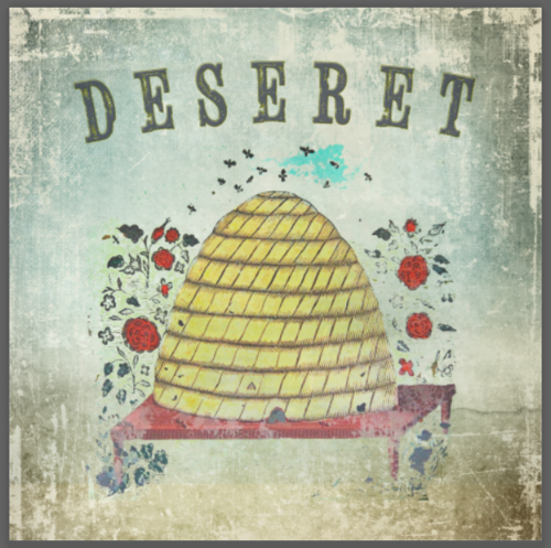 FREE Digital Download I Deseret Bee Skep | Art prints, Bee skep, Art