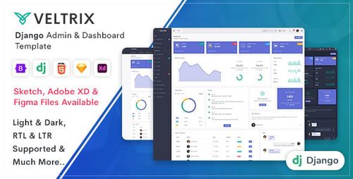 Veltrix - Django Admin & Dashboard Template