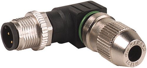 Buchse gerade, M12, 5-polig
Schneidklemmen, Anschlussquerschnitt: 0.25...0.5 mm²