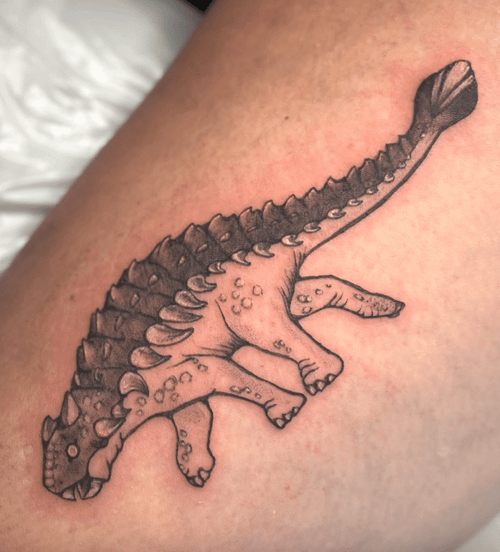 Ankylosaurus Dinosaur Tattoo