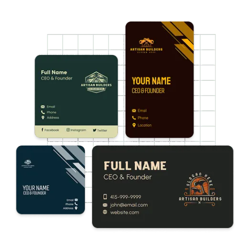 AI generated business card examples