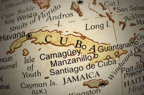 cuba - caribbean sea on world map stock pictures, royalty-free photos & images