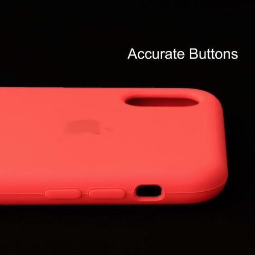 Red Original Silicone case for Apple iphone Xs Max