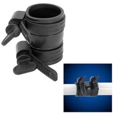 Fernco Tubular 1.25-inch or 1.5-inch Pipe Connector Coupling with EzyClamp Tool-Free Bands