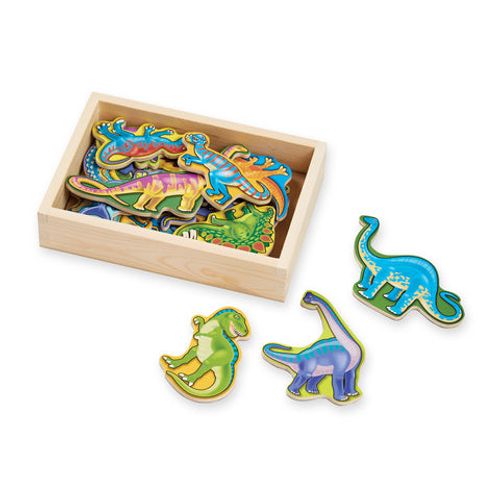 Melissa & Doug Best Dinosaur Toys & Gifts Wooden Dinosaur Magnets