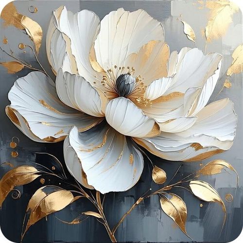 大型花朵绘图AI图片