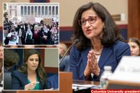 Columbia University prez won't say if 'hurtful' slogan 'from the river to the sea' is antisemitic