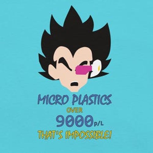 Microplastics Over 9000! (DBZ) - T-shirt