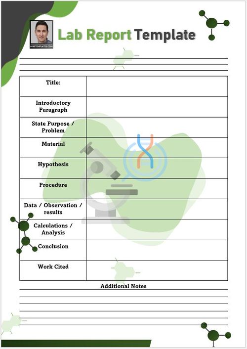 Lab Report Template 02
