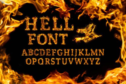 Hell Font set. Fire flames on black isolated background, realistick fire effect with sparks. Part of alphabet set Hell Font set. Fire flames on black isolated background, realistick fire effect with sparks. Part of alphabet set fire alphabet text flame stock pictures, royalty-free photos & images