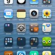 r/iOSsetups - iOS 6 Skeuomorphism on iOS 16. This wallpaper fits better than the iOS 5 one.