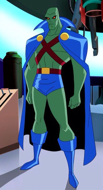 Caçador de Marte | Martian manhunter, Justice league animated, The martian