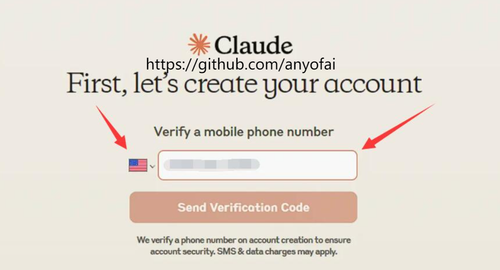 获取用于接收Claude验证码的国外虚拟手机号码第七步：返回Claude官网，使用该手机号接收验证码，即可完成Claude注册。