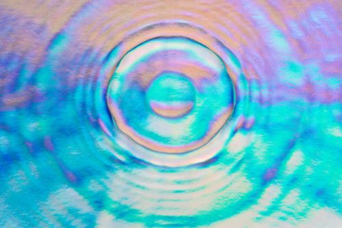 water ripples on hologram background - vibrate stock pictures, royalty-free photos & images