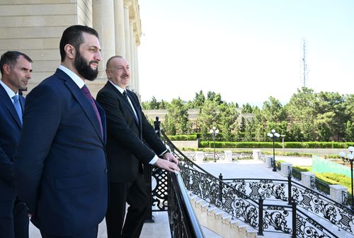 ilham aliyev had expanded meeting with president of syria july 2025 5