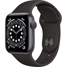 Apple Watch Series 6 (GPS + Cellular, 40mm) - Space Gray Aluminum Case with Black Sport Band (Renewed)