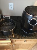 LPT: Use small wire cooling racks that fit in your air fryer. They're cheap, dishwasher-safe, and you're not stuck scrubbing the original one every time you want to use the air fryer.