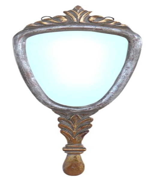 Victorian hand mirror Antique brass handheld mirror Anniversary / birthday gift for wife unique hand held mirrors, hand mirror, handheld barber mirror,benefit handheld mirror