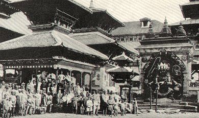 Kathmandu Market (National Geographic Magazine, October 1920)