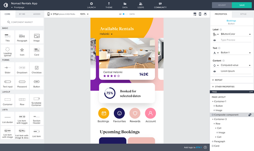 博客 AppGyver 的 Composer Pro 界面设计