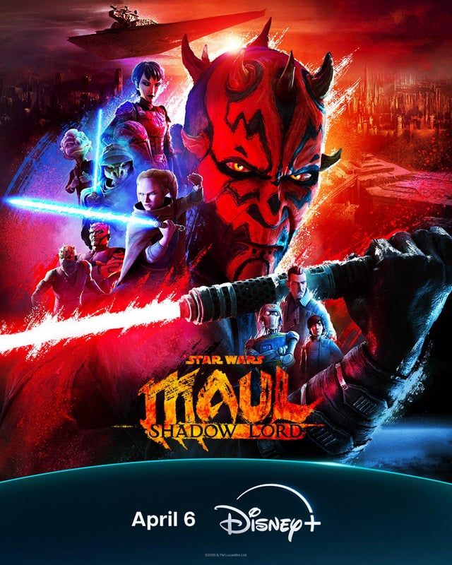 r/StarWars - Official Poster for "Star Wars: Maul - Shadow Lord"