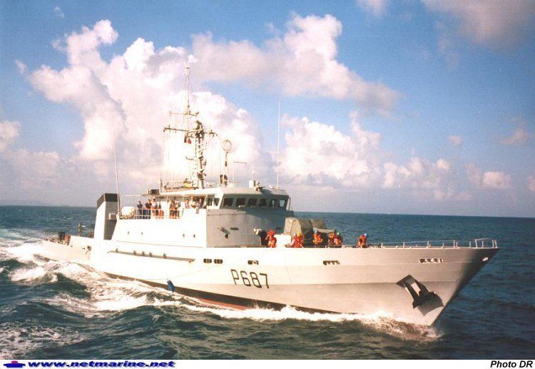 Patrouilleur type P 400 Gracieuse P687 | Marine de guerre, Patrouilleur, Bateaux