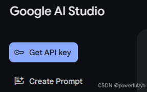 生成Google API key