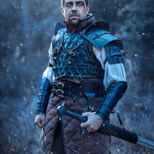 Larp armor. Leather armor inspired by the witcher 3. Witcher cosplay. Medieval, fantasy armour