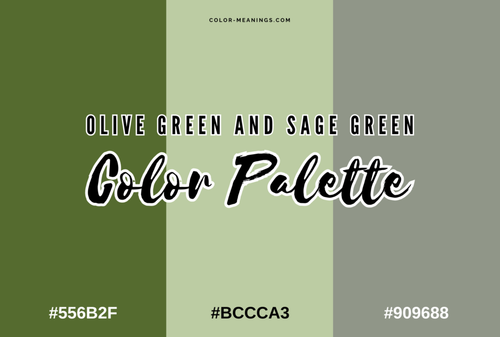 Olive Green and Sage Green Color Palette
