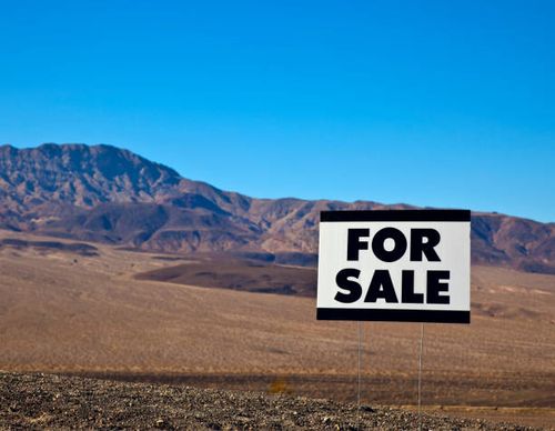 for sale sign in desert - land for sale stock pictures, royalty-free photos & images