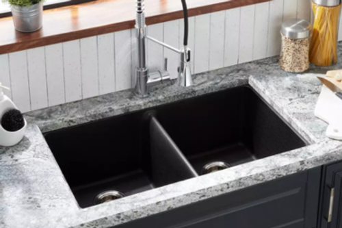 comparing kitchen sink styles for your home remodel composite granite double basin custom built michigan
