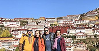 Lhasa garden serene landscape