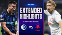 Inter vs. Slavia Prague: Extended Highlights | UCL League Phase ...