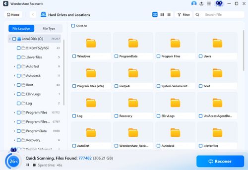 scan your ext4 partition for lost data