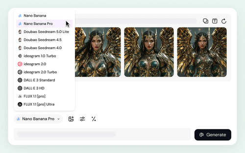 选择用于图片生成的AI模型