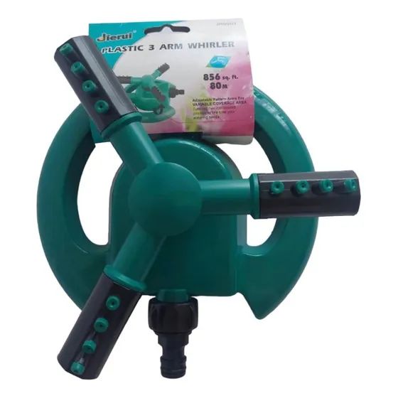 Rociador Aspersor 3 Puntas Giratorio Plastico Swill