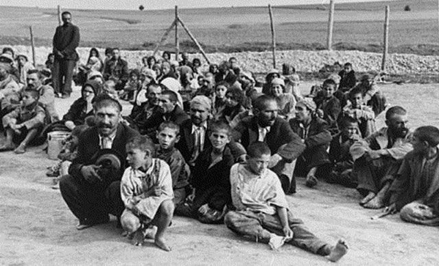 Gitanos al camp de concentració de Belzec. Foto: USHMM