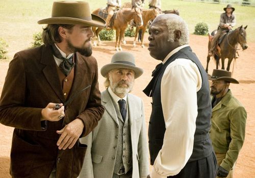 Django Unchained : Photo Samuel L. Jackson, Leonardo DiCaprio, Christoph Waltz