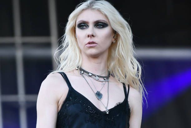 Taylor Momsen of The Pretty Reckless performs during the 2023 Innings Festival at Tempe Beach Park on February 25, 2023 in Tempe, Arizona.