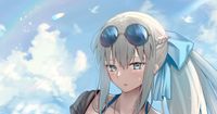 swimsuit, Morgan (Fate), bikini / 水着モルガン様💙 - pixiv
