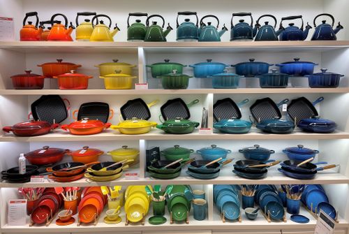 Le Creuset shop display