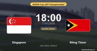 Singapore vs East Timor Prediction